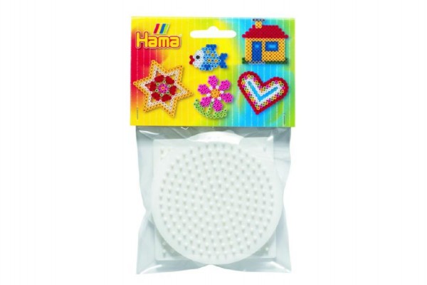 Podložka na zažehlovací korálky Hama MIDI- kolečko,čtverec,šestiúhelník plast 9x9cm
