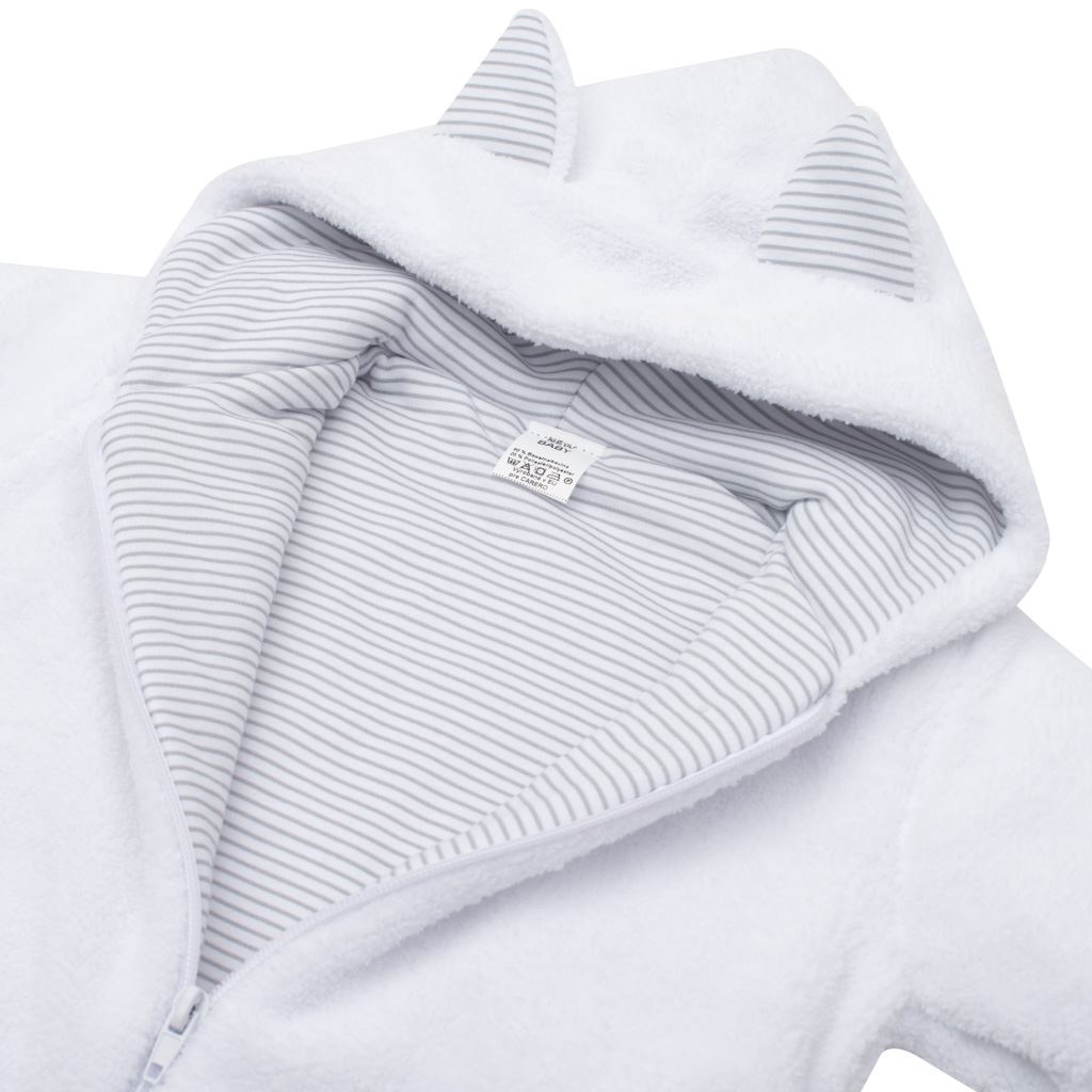 Luxusní dětský zimní kabátek s kapucí New Baby Snowy collection - 56 (0-3m)