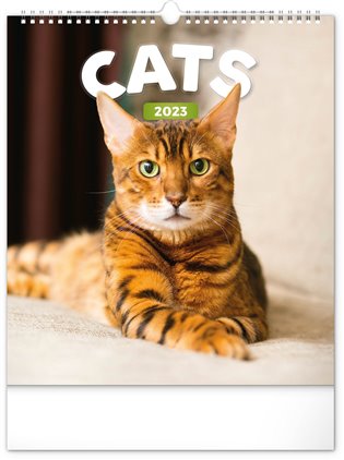 Nástěnný kalendář Kočky 2023