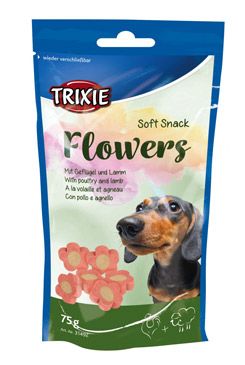 Trixie Flowers jehněč/kuřecí kytičky pro psy 75g TR