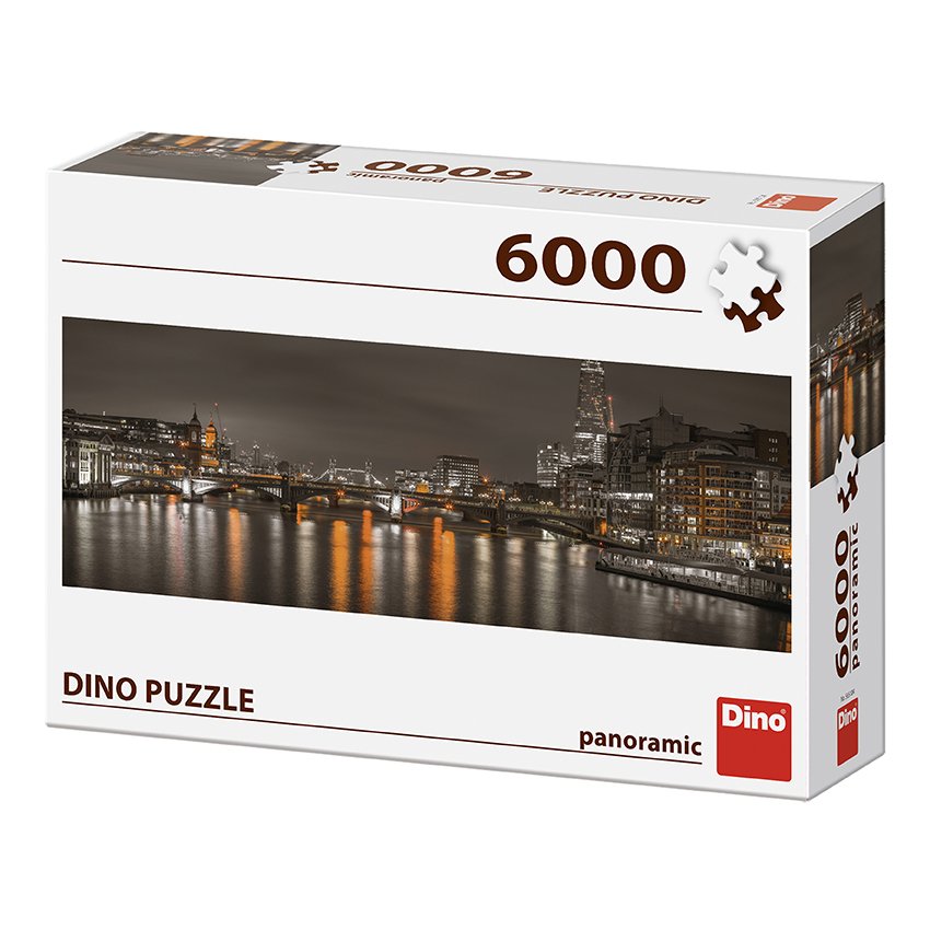 V NOCI, LONDÝN 6000 PUZZLE NOVÉ