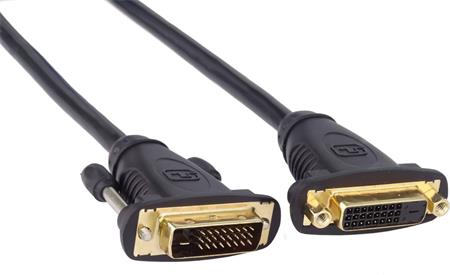 PremiumCord DVI-D prodlužovací kabel,dual-link,DVI(24+1),MF, 5m