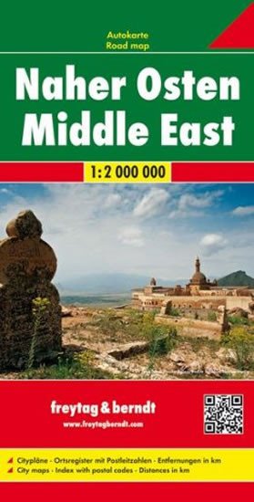 Naher Osten/Blízký Východ 1:2M/automapa (IRQ, IR, IL, HKJ, KWT, RL, SY, TR)