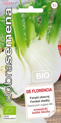 Dobrá semena BIO Fenykl De Florencia - sladký bulvový 1,5g - VÝPRODEJ