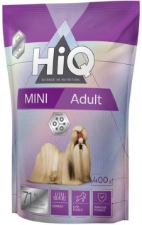 HiQ Dog Dry Adult Mini 400 g - VÝPRODEJ