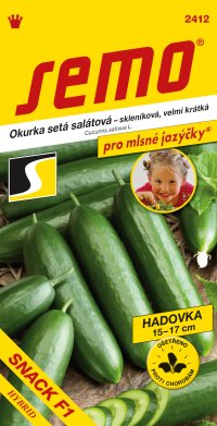 Semo Okurka salátová do skleníku - Snack F1 10s - série Pro mlsné jazýčky - VÝPRODEJ