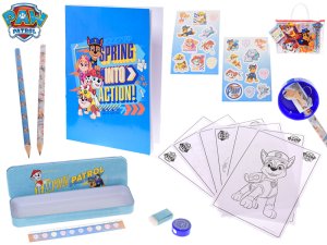 Paw Patrol kreslicí sada se skicákem a pouzdrem v tašce - VÝPRODEJ
