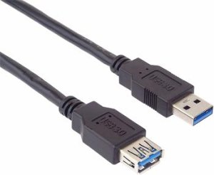 PremiumCord Prodlužovací kabel USB 3.0 Super-speed 5Gbps A-A, MF, 9pin, 5m - VÝPRODEJ