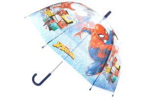 Deštník Spider-Man průhledný manuální - VÝPRODEJ