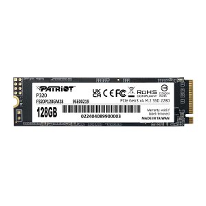 PATRIOT P320/128GB/SSD/M.2 NVMe/5R - VÝPRODEJ