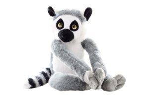 Plyš Lemur 38cm ruce suchý zip - VÝPRODEJ