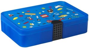 Úložný box LEGO ICONIC s přihrádkami - modrý - VÝPRODEJ