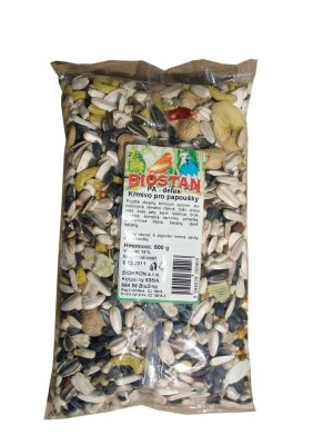 BIOSTAN papoušek Deluxe 0,5 kg - VÝPRODEJ