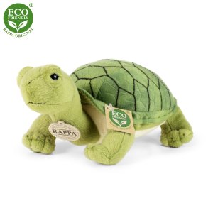 Plyšová želva Agáta zelená 25 cm ECO-FRIENDLY - VÝPRODEJ