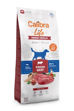 Calibra Dog Life Senior Medium Fresh Beef 2,5kg - VÝPRODEJ