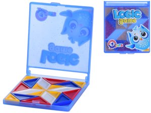 Logická hra - Kaleidoskop v plastové krabičce - VÝPRODEJ