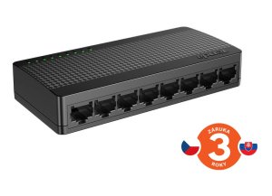 Tenda SG108M - 8x Gigabit Desktop Ethernet Mini Switch, rychlosti 10/100/1000 Mb/s, 16Gb/s - VÝPRODEJ