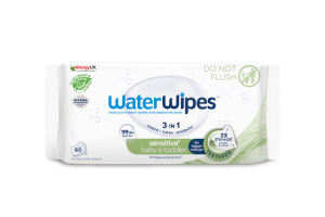 WATERWIPES Ubrousky vlhčené Baby&Toddler 3in1 60 ks - VÝPRODEJ