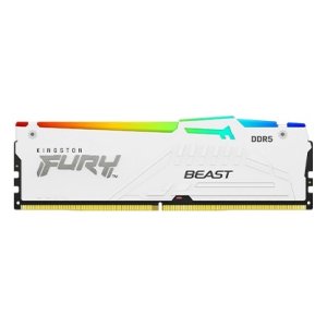 Kingston FURY Beast White DDR5 16GB 5600MT/s DIMM CL36 RGB EXPO - VÝPRODEJ