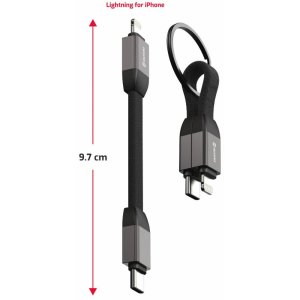 SWISSTEN 71551030 USB C/Lightning 9,7CM - VÝPRODEJ