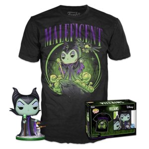 Funko POP & Tee: Disney Villains - Maleficent (velikost trička M) - VÝPRODEJ