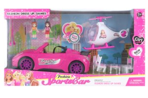 Auto pro panenky s vrtulníkem - VÝPRODEJ