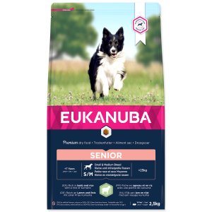 EUKANUBA Senior Small & Medium Breed Lamb - 2,5 kg - VÝPRODEJ
