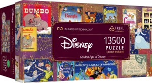 TREFL Puzzle UFT Zlatý věk Disney 13500 dílků - VÝPRODEJ