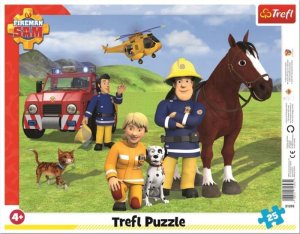 Trefl Puzzle Požárník Sam - Na hlídce 25 dílků - VÝPRODEJ