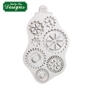 Silikonová formička ozubená kolečka Distressed Cogs - Katy Sue - VÝPRODEJ