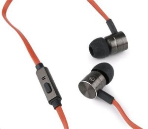 GEMBIRD Sluchátka MHS-EP-LHR pro MP3, kovová s mikrofonem - VÝPRODEJ