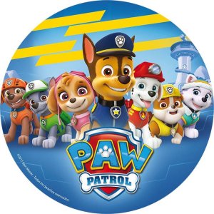 Jedlý papír Paw patrol - tlapková patrola všichni přátelé 20cm - Dekora - VÝPRODEJ