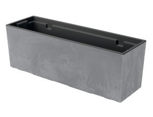 Truhlík URBI CASE BETON samozavlažovací plastový 60x18x20cm - VÝPRODEJ