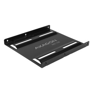 AXAGON RHD-125B, kovový rámeček pro 1x 2.5" HDD/SSD do 3.5" pozice, černý - VÝPRODEJ