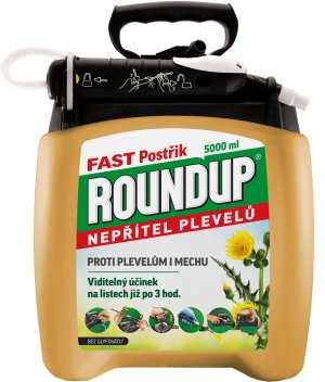 Roundup Fast / bez glyfosátu - 5 l rozprašovač /P&GO 2/ EVERGREEN - VÝPRODEJ