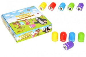 Razítka Krtek plast 4cm - mix variant či barev - VÝPRODEJ