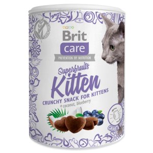 Pochoutka Brit Care Cat Snack Superfruits Kitten 100g - VÝPRODEJ