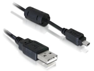 Delock kabel USB 2.0 k fotoaparátům Nikon 8pin UC-E6 USB 1,83m - VÝPRODEJ