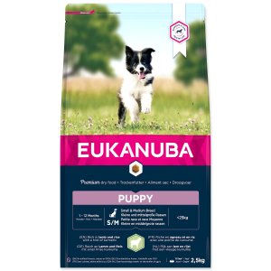 Krmivo EUKANUBA Puppy Small & Medium Lamb 2,5kg - VÝPRODEJ