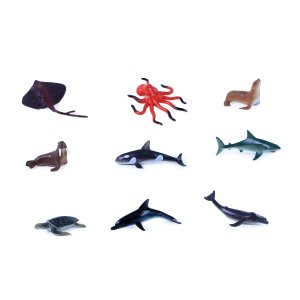 Zvířata mořská 9 ks v sáčku - VÝPRODEJ
