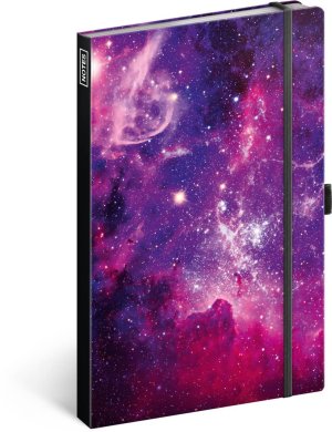 Notes Galaxie, linkovaný, 13 × 21 cm - VÝPRODEJ