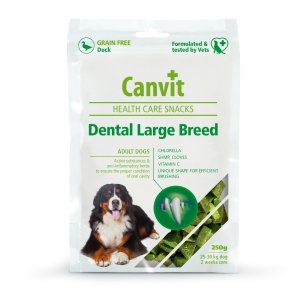 Canvit SNACKS Dog Dental Large Breed 250 g - VÝPRODEJ