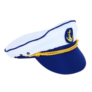 Čepice kapitán námořník pro dospělé - VÝPRODEJ