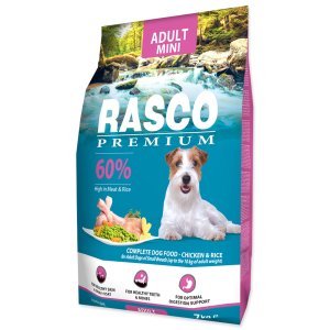 Granule RASCO Premium Adult kuře s rýží - 7 kg - VÝPRODEJ