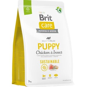 Brit Care Dog Sustainable Puppy Chicken+Insect 3 kg - VÝPRODEJ