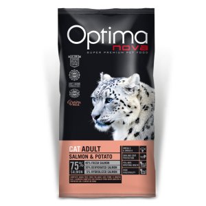 OPTIMAnova Cat Salmon &amp; Potato GF 2 kg - VÝPRODEJ