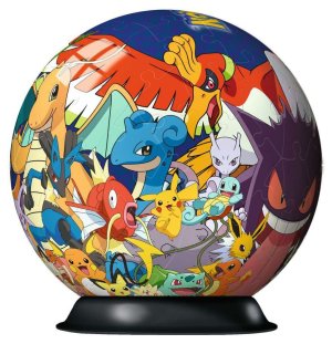 RAVENSBURGER 3D Puzzleball Pokémoni 72 dílků - VÝPRODEJ