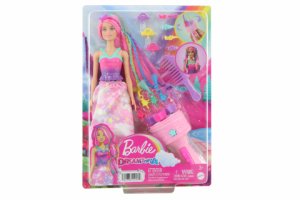 Barbie Princezna s kadeřnickými doplňky HNJ06 - VÝPRODEJ