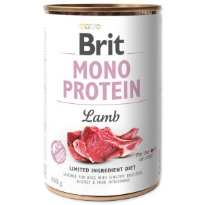 Konzerva Brit Mono Protein jehně 400g - VÝPRODEJ