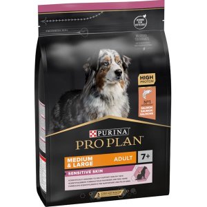 Pro Plan Dog Adult Medium&Large 7+ Sensitive Skin losos 3 kg - VÝPRODEJ